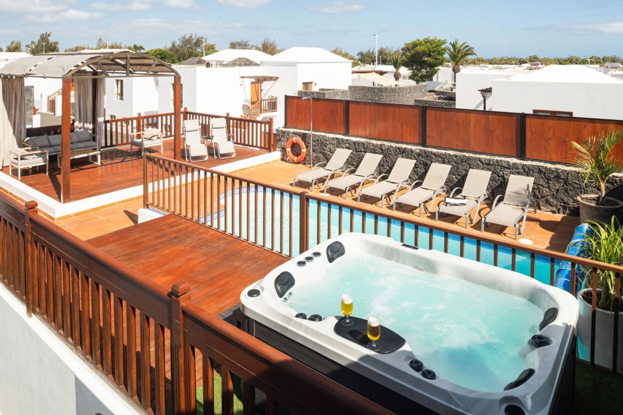 Villa 61 Playablanca Lanzarote Pool Spa Playa Blanca  Esterno foto